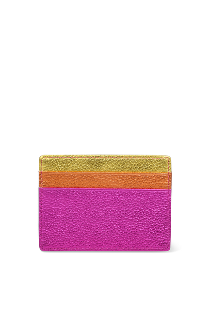 Multicolor Leather Cardholder